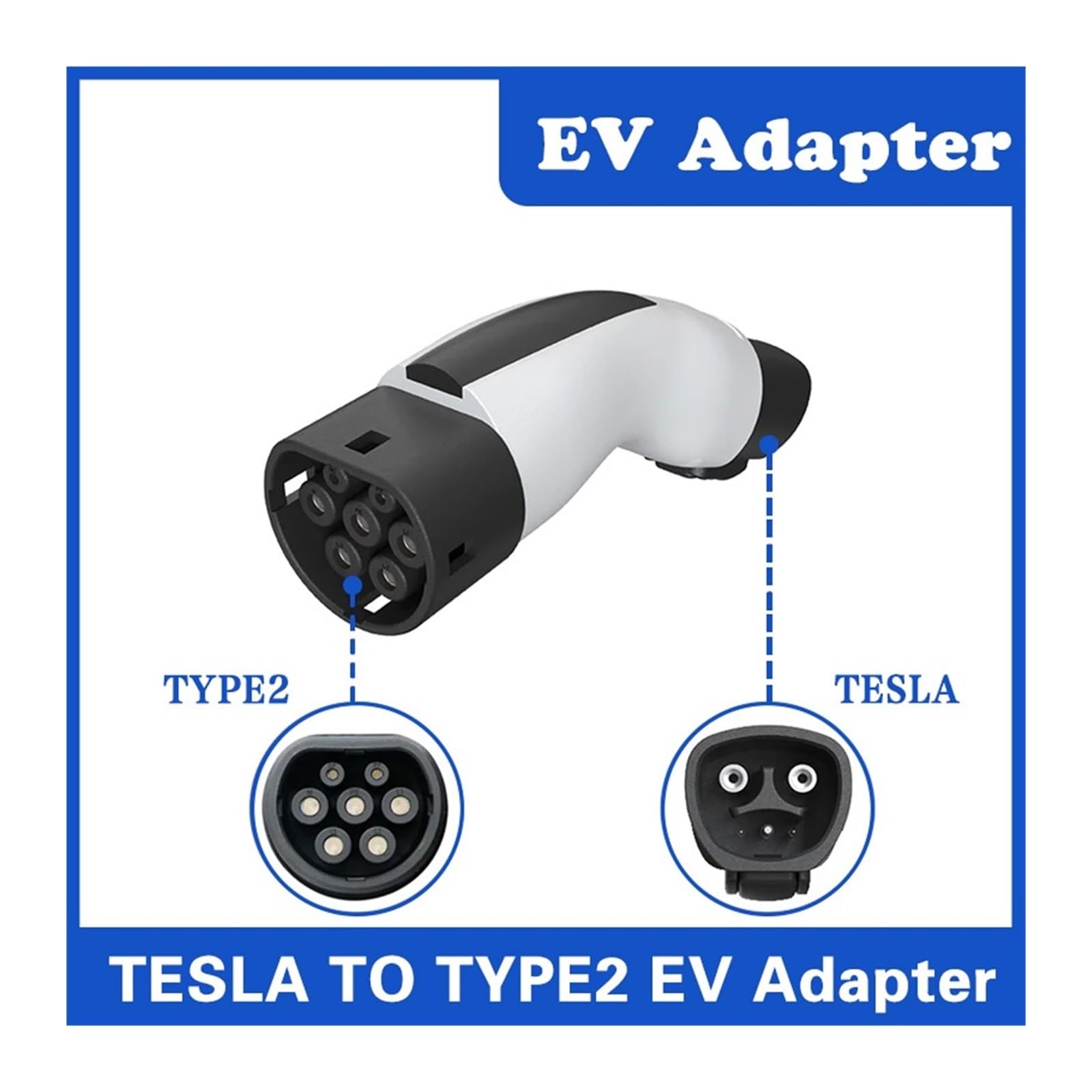 Amazon | Tesla から Type2 EVSE アダプター電気自動車車両充電器 250V