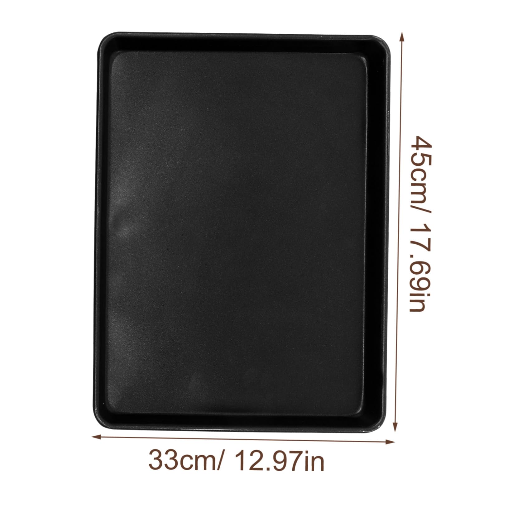 Homoyoyo Plaque Pâtisserie Rectangulaire Alliage Aluminium Antiadhésive Conductrice de Chaleur Rapide Résistante et Compacte pour Cuisson Four pour Petits Foyers et Usage