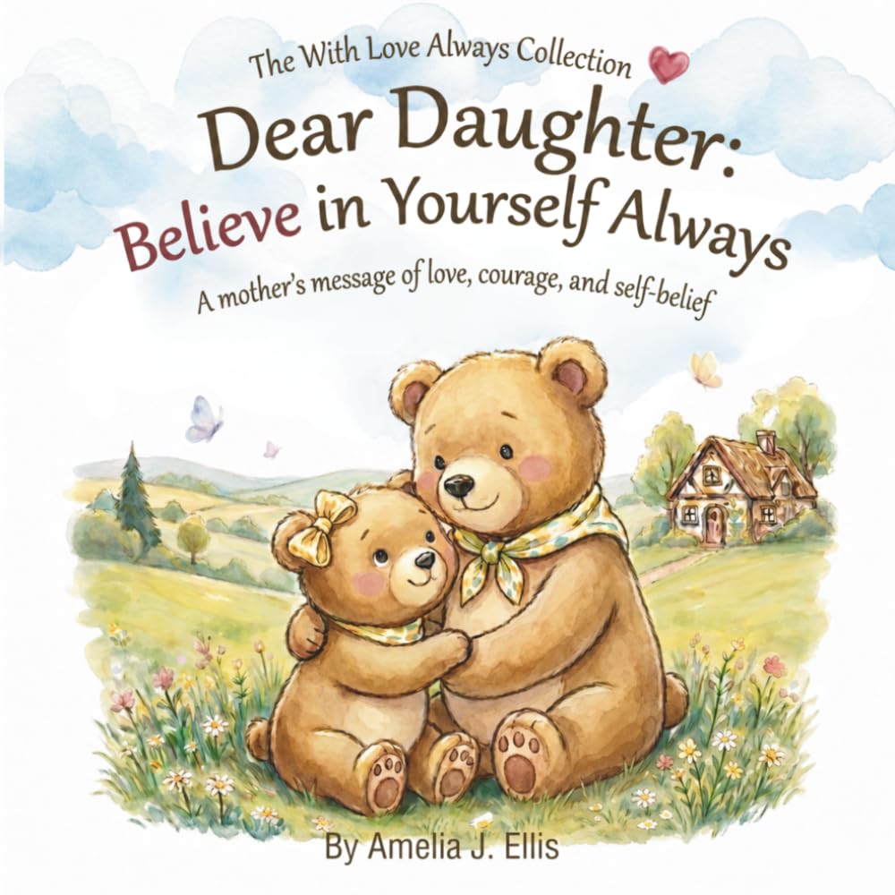 Dear Daughter: Believe in Yourself Always: Rhyming Picture Book for kids, girls about Self Confidence, Growth mindset, Self-Esteem, Kindness & ... Animal book (The With Love Always Collection)