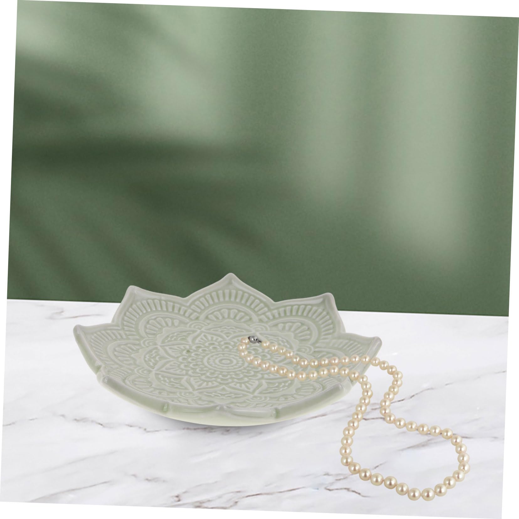 BESPORTBLE 5 Stück Keramik Schmuckschalen Kommode Formschalen Schmuckhalter Teller Ringschale Ringe Schalenhalter Schmuckschale Schale Ringschale Schublade Schmuckteller