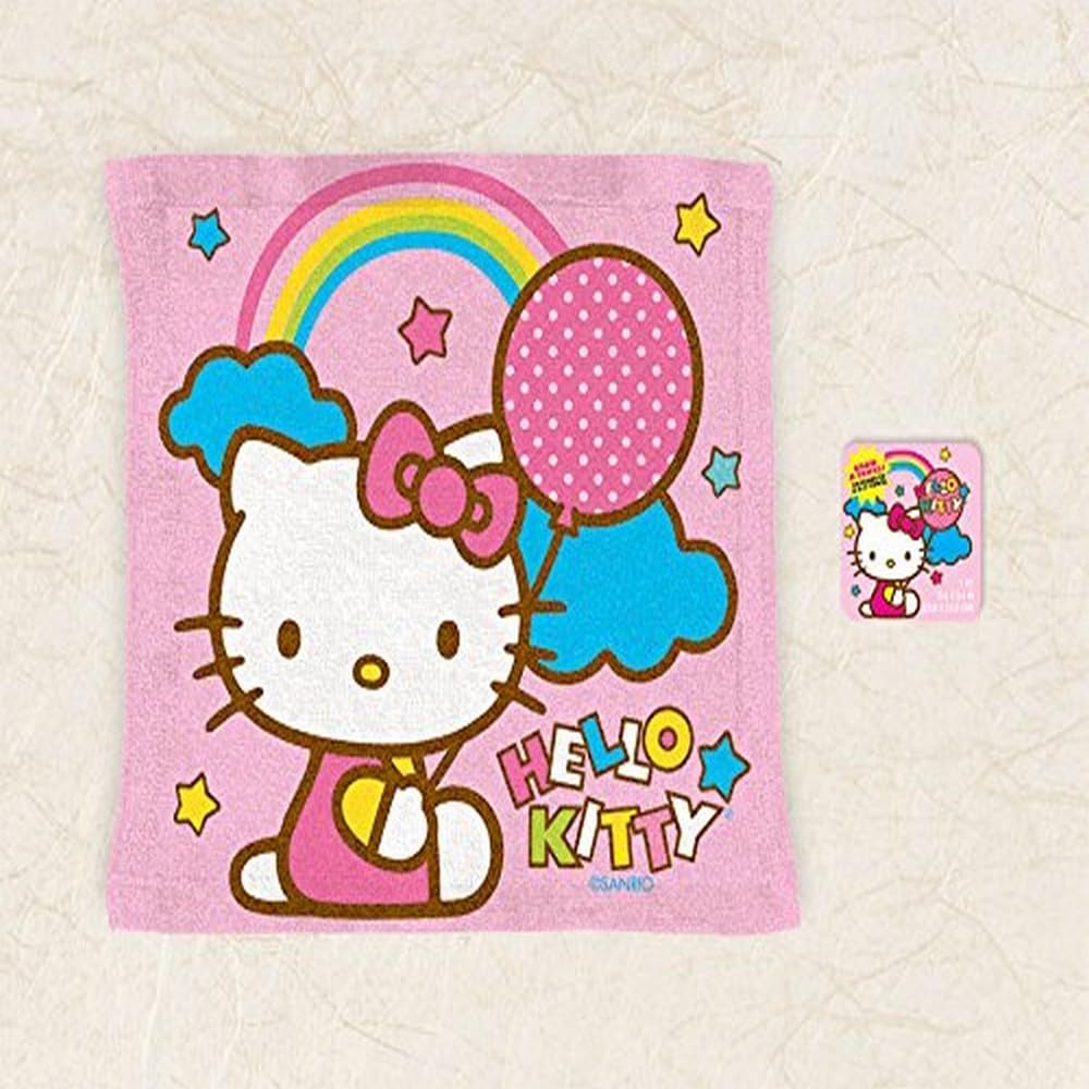 Amscan Adorable Hello Kitty Grow Towel Birthday Party Favor 1 Piece 9 2 5 Pink