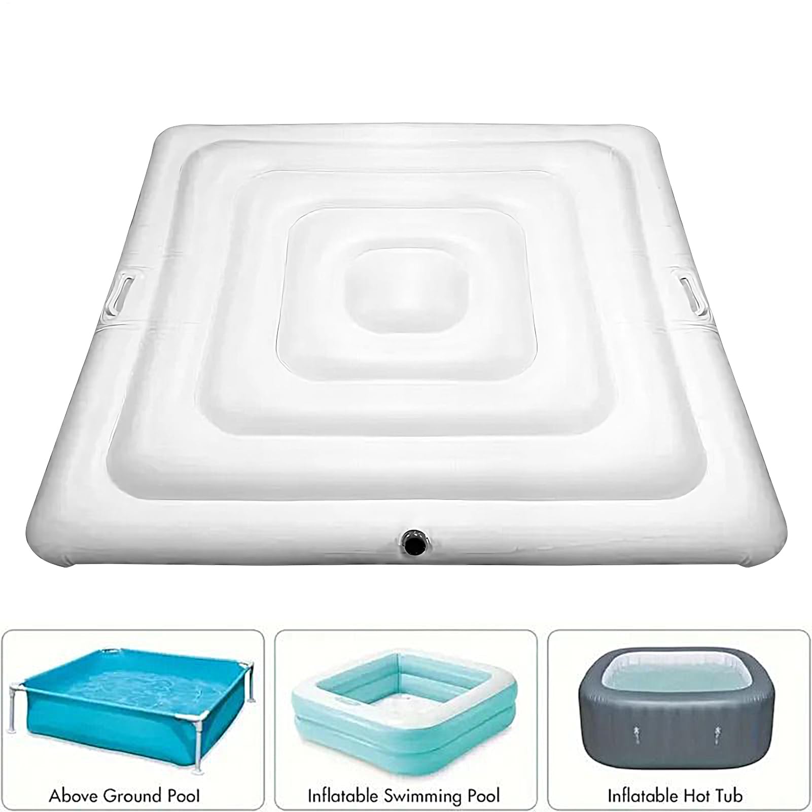Tapa Portátil - Cubierta De Ahorro Energético Y Protección Antilluvia | Tapa Cubierta Con Protección Solar Y Ahorro Energético Para Uso En Interiores, Exteriores E Invierno
