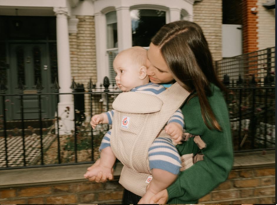 Miniatura 9 de Ergobaby Omni - Portabebés de lujo para recién nacidos a niños pequeños, transpirables, para el verano, portabebés para todas las posiciones con