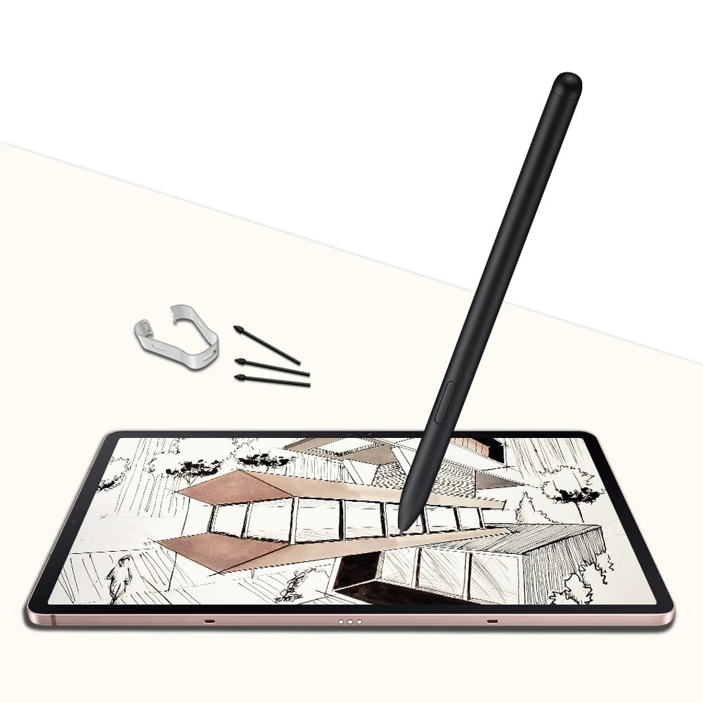 3 szt. wymienne końcówki do Samsung Galaxy Tab S9 / S9 Plus / S9 Ultra S Pen, wymienne końcówki do Samsung S Pen, Tab S9 z narzędziem montażowym/demontażu (3 szt. czarne)
