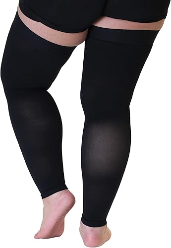 Miniatura 5 de MoJo Sports - manga de compresión para muslos y pierna completa, para soporte y recuperación, ideal para tratar lesiones de los tendones y de los