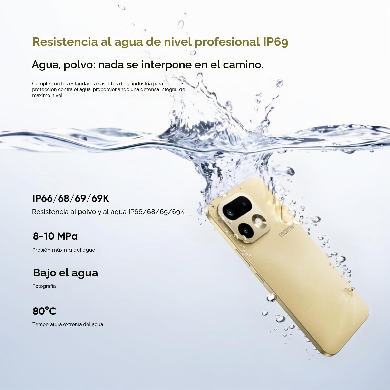 realme 16 Pro 5G Smartphone 8GB + 512GB, 200MP LumaColor Cámara + 50MP, Teléfono Móvil con Procesador Dimensity 7300 MAX, Batería 6500mAh y Carga de 45W, Móviles de 6.78" 144Hz AMOLED Pantalla, Gris