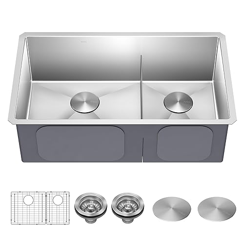 Kraus Kitchen Sinks Undermount - 32 Inch Stainless Steel Kitchen