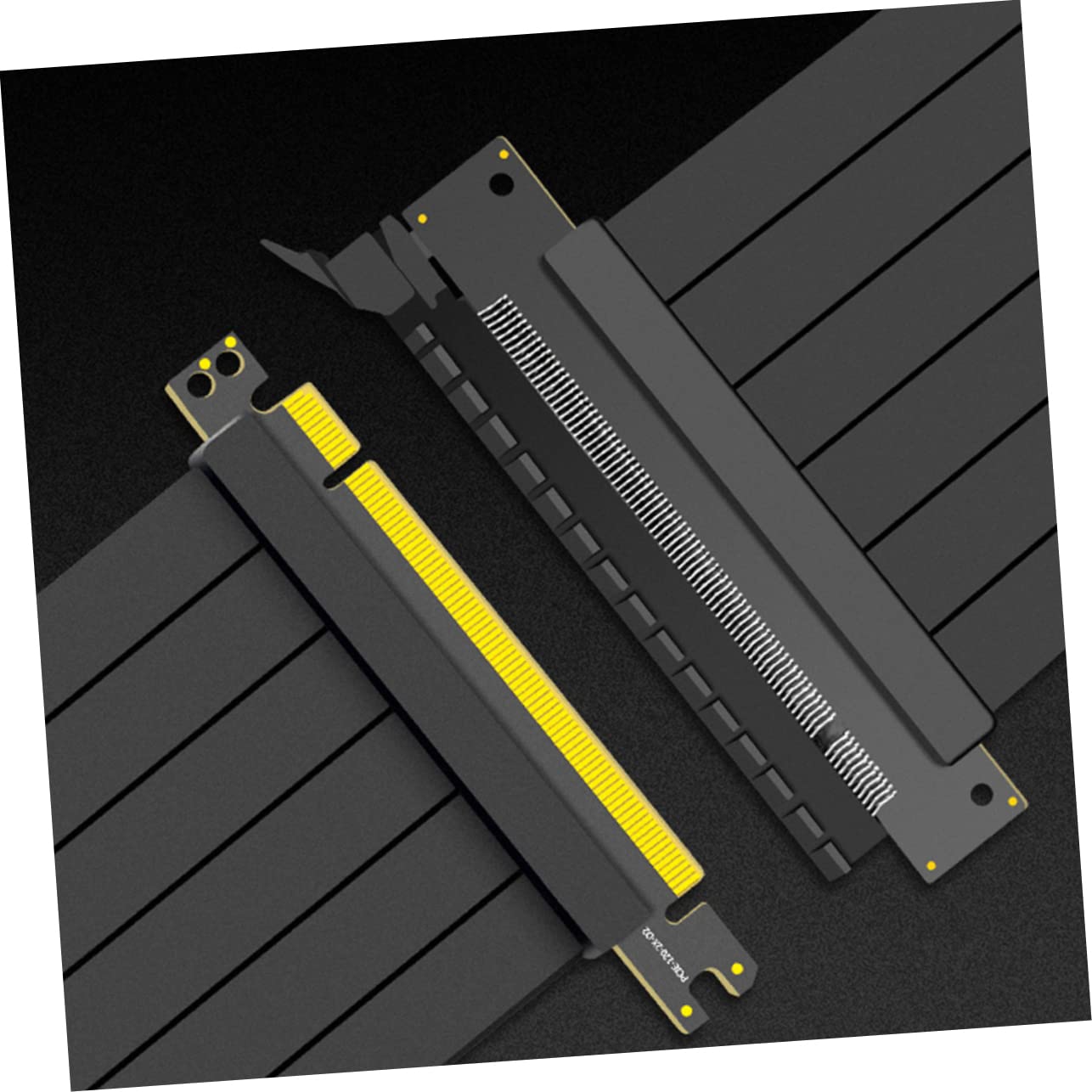 Lurrose 180grado Cavo Riser Pcie Gradi Cavo di Estensione Gpu Pci Express Nastro Pci-e Express per Computer Resistente e Stabile