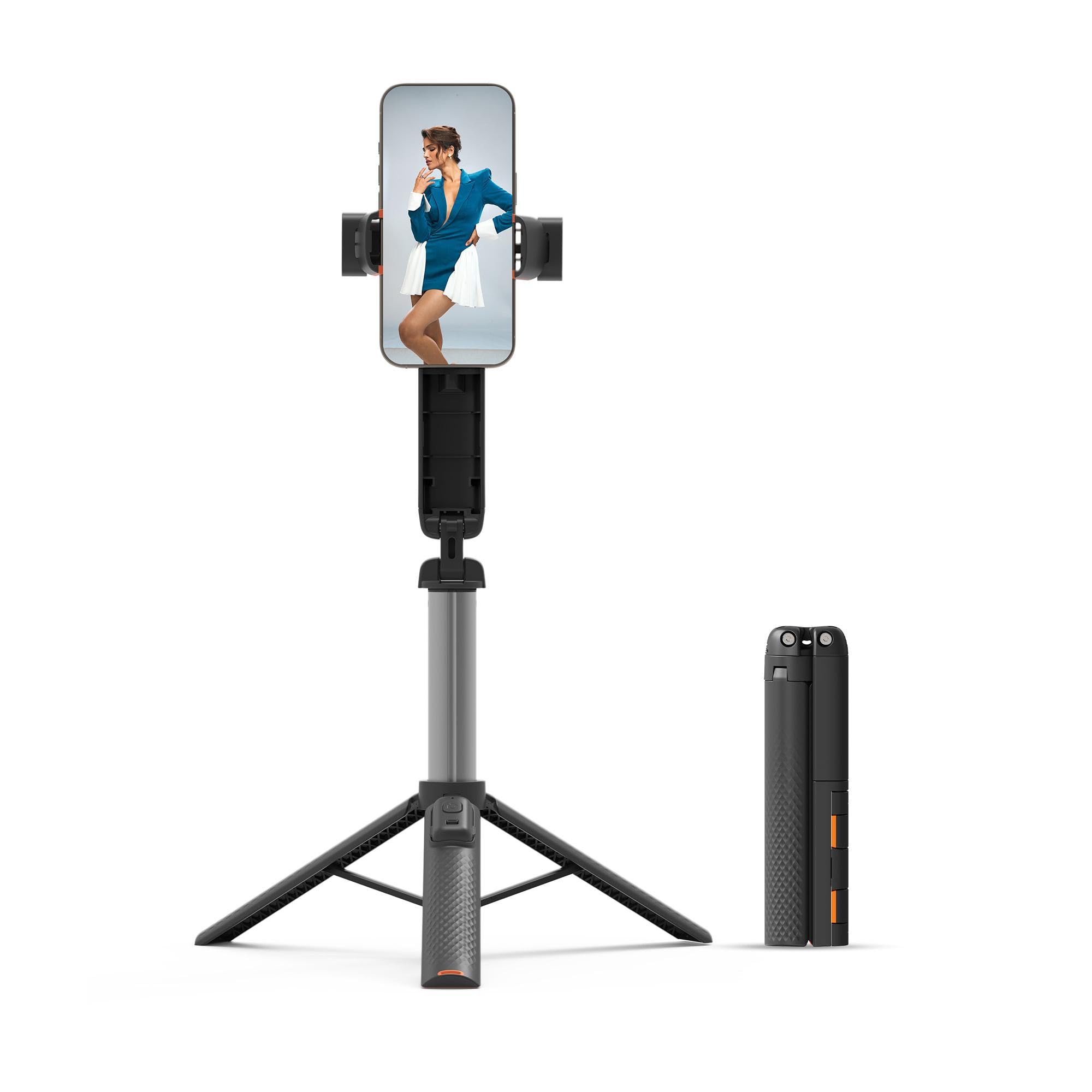 Digitek (DTR 470SS) Foldable Tripod Selfie Stick with Wireless Remote & 3 Leg Tripod Base, 4.67 Ft Max Height, 360 Degree Rotation, Use with Smartphone for Vlogging, Reels, Travel & Content Creation-picture-21
