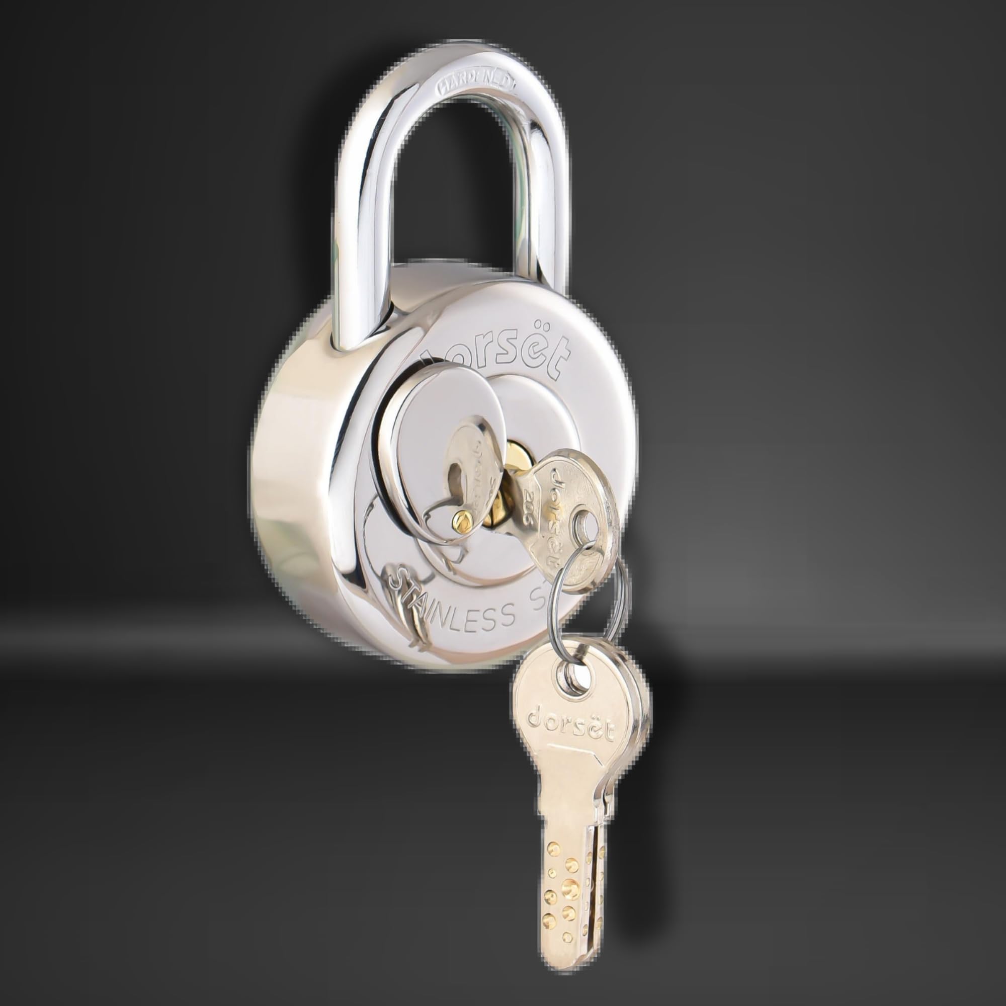 Dorset 65 mm Round Padlock - High-Security Padlock for Home Doors with 2 Ton Breaking Load Strength, SS 304 Body, Hardened Shackle, Weatherproof Cap, 3 Dimple Keys, 10-Year Warranty | PD 65 RO (B0DFQ2QM16) Amazon Price History, Amazon Price Tracker