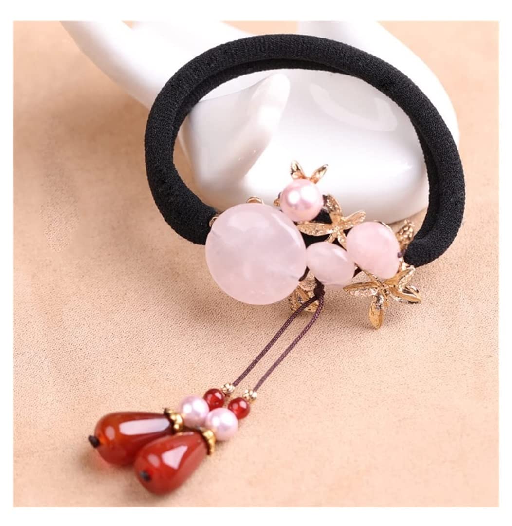 Coleteros Pelo Mujer Gomas Banda De Goma Para Mujer, Cuerda Para La Cabeza, Bola Para El Pelo, Cola Caballo Atada, Tocado Para Medio Atado Scrunchies Accesorios