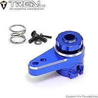 Vista 2 de Treal Aluminio 7075 Servo Saver Set 25T para LMT Monster (azul)