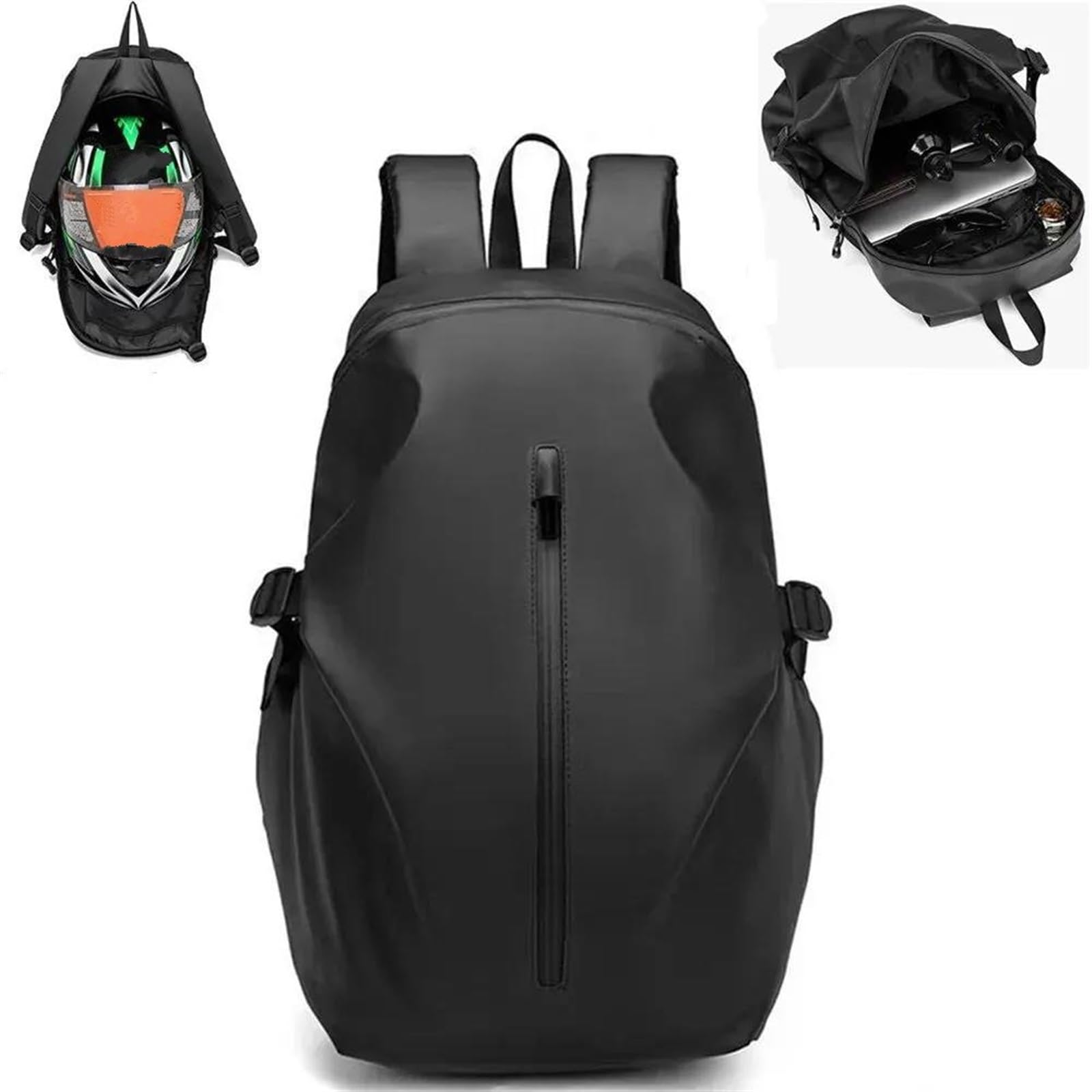 Bolsas Sillín Motocicleta Bolsa Impermeable para Casco Mochila Multifuncional para Viajes De Negocios, Portátil, Mochila para Exteriores para Montar En Moto O Ciclismo Sillín Alforja Viaje
