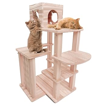 キャットタワー ナチュラルウッド ”リプレ ステージ2 ”杉にゃん　最終値下げ！ キャットタワー ナチュラルウッド ”リプレ ステージ2 ”杉にゃん