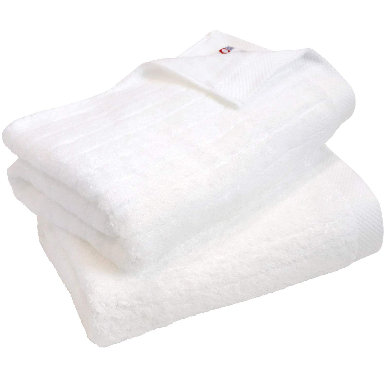 Imabari Towel Soft and Fluffy Towel, Luxury Cotton - 2 Pieces Bath Towel Sets, Off White