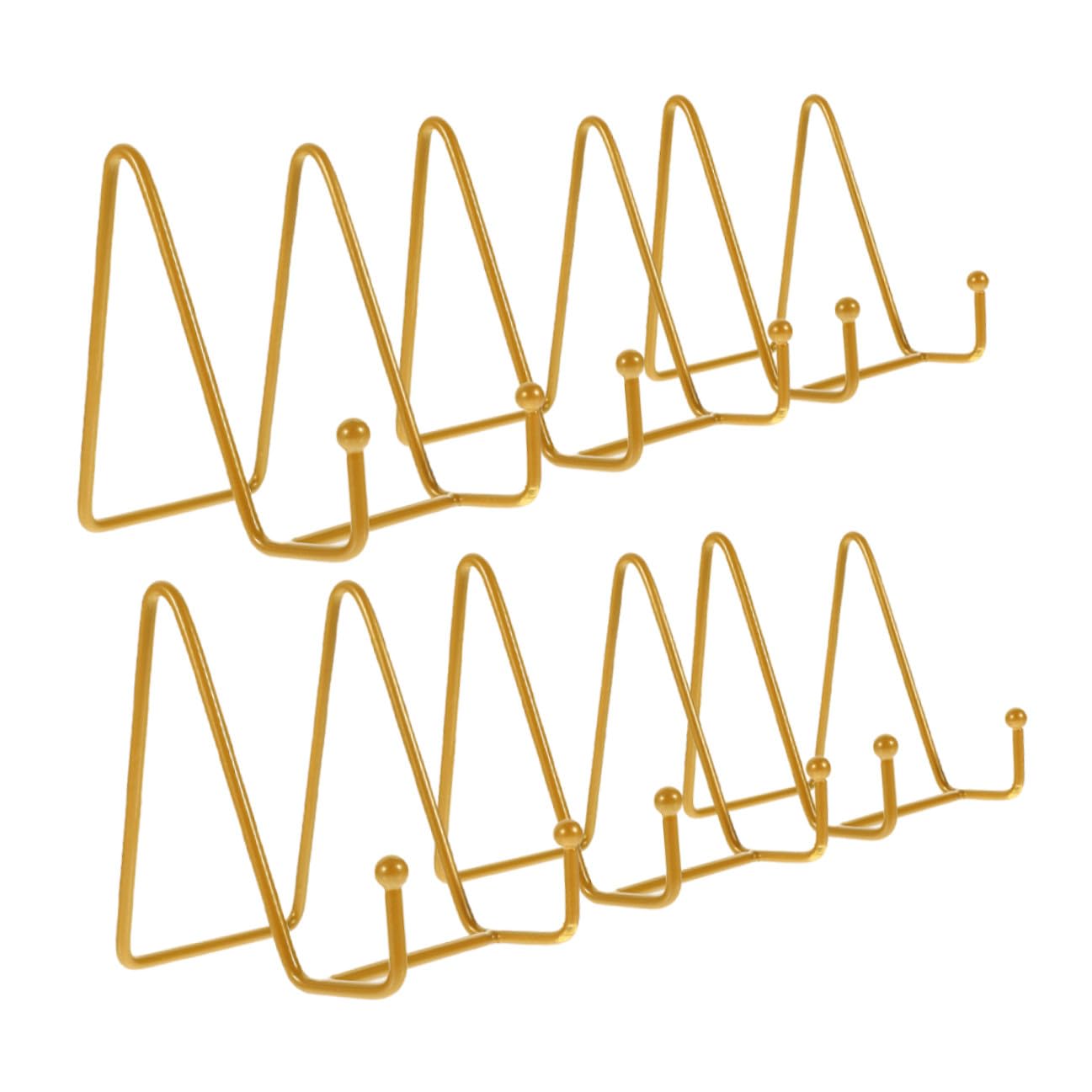 Finition cuivre antique pour ce lot de 6 chevalets en fer Uonlytech