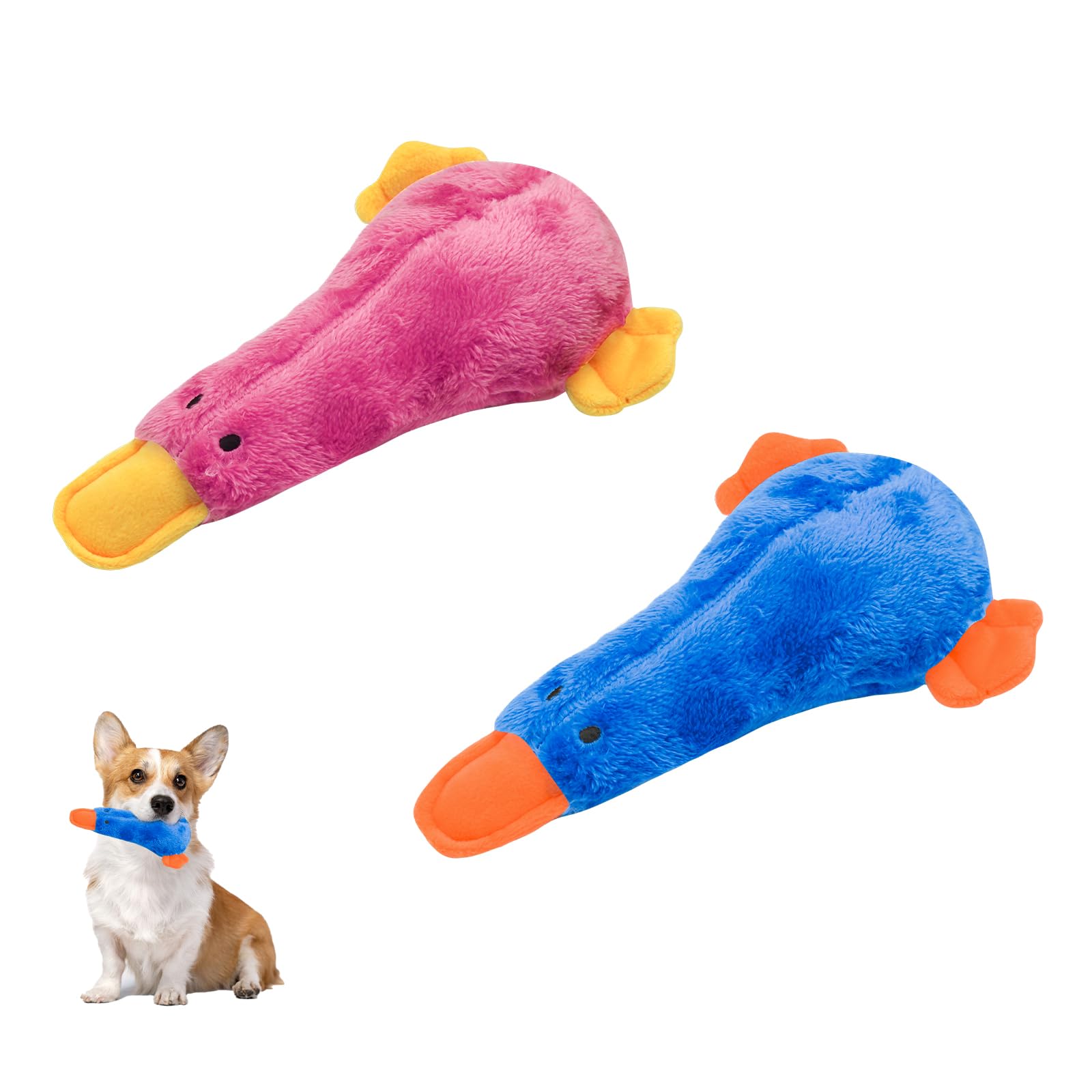 Andiker 2 PCS Dog Squeaky Toys