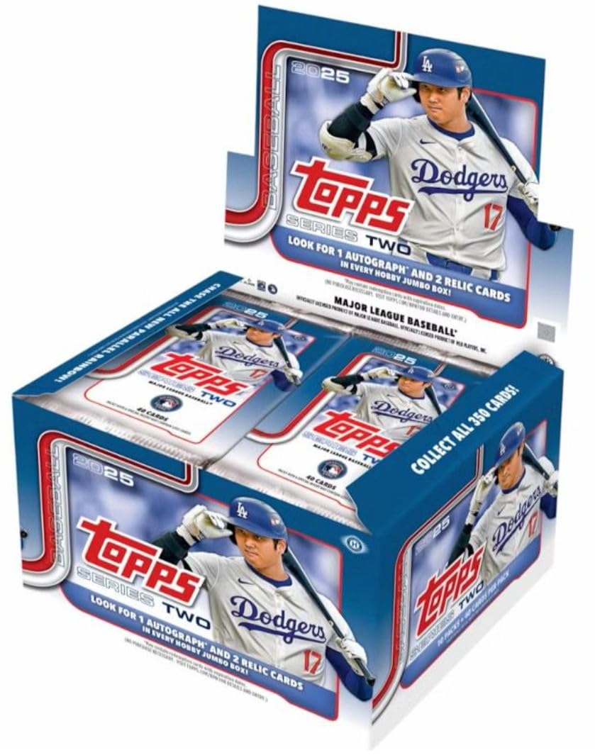Amazon.co.jp: MLB 2025 TOPPS SERIES 2 BASEBALL JUMBO BOX