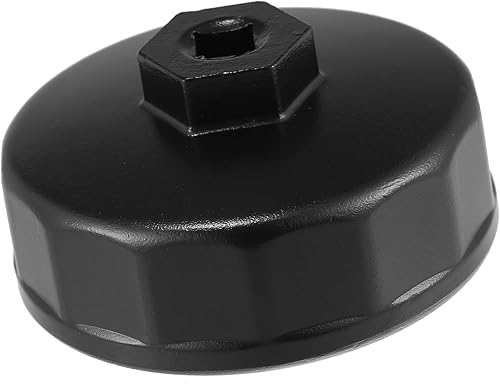 Filtro de aceite para automóvil de 2.913 in, 14 flautas, llave de tubo de filtro de aceite, tapa de carcasa para Volkswagen Jetta 1999-2013, metal