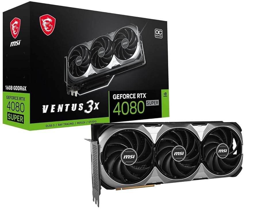 【保証書付】MSI RTX4080SUPER VENTUS 3X OC 16GB Amazon.com: MSI GeForce RTX 4080 Super 16GB Ventus 3X OC