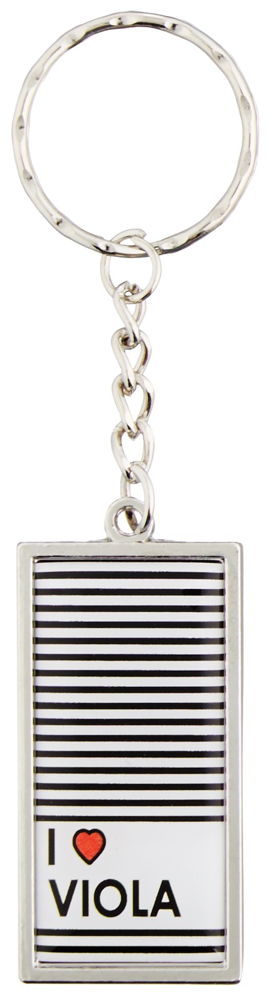 GRAPHICS & MORE I Love Heart Viola Keychain Key Chain Ring