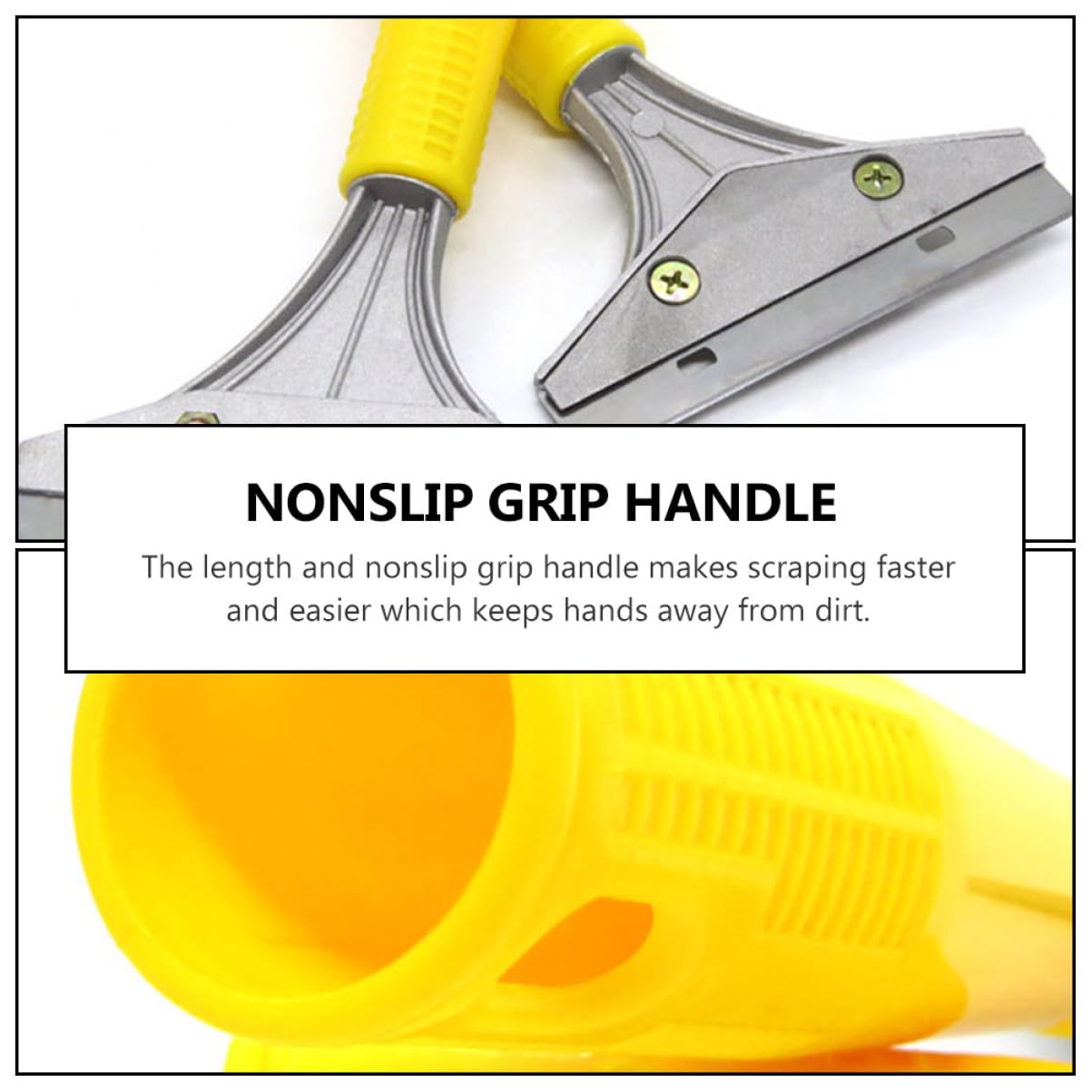 Didiseaon 4 Piezas Raspadores Multiusos para Limpieza de y Azulejos Resistentes y Compactos para Eliminar Adhesivos y el Hogar