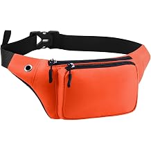 KAMO Fanny Pack, Waist Bag Sling Backpack Water Resistant Durable Polyester Small Waist Bag