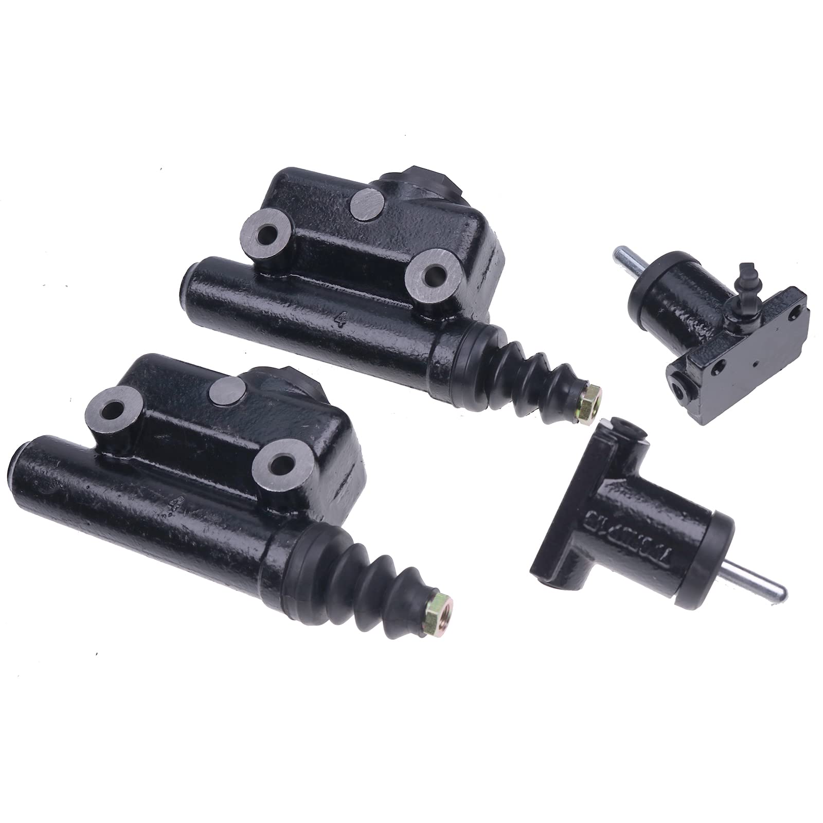 DVPARTS 2X L25419 A519776 Brake Master & Slave Cylinder Kits Compatible with Case 430 470 480 480B 480C 530 570 580 580B 580C 580D 1530B 1737 1740