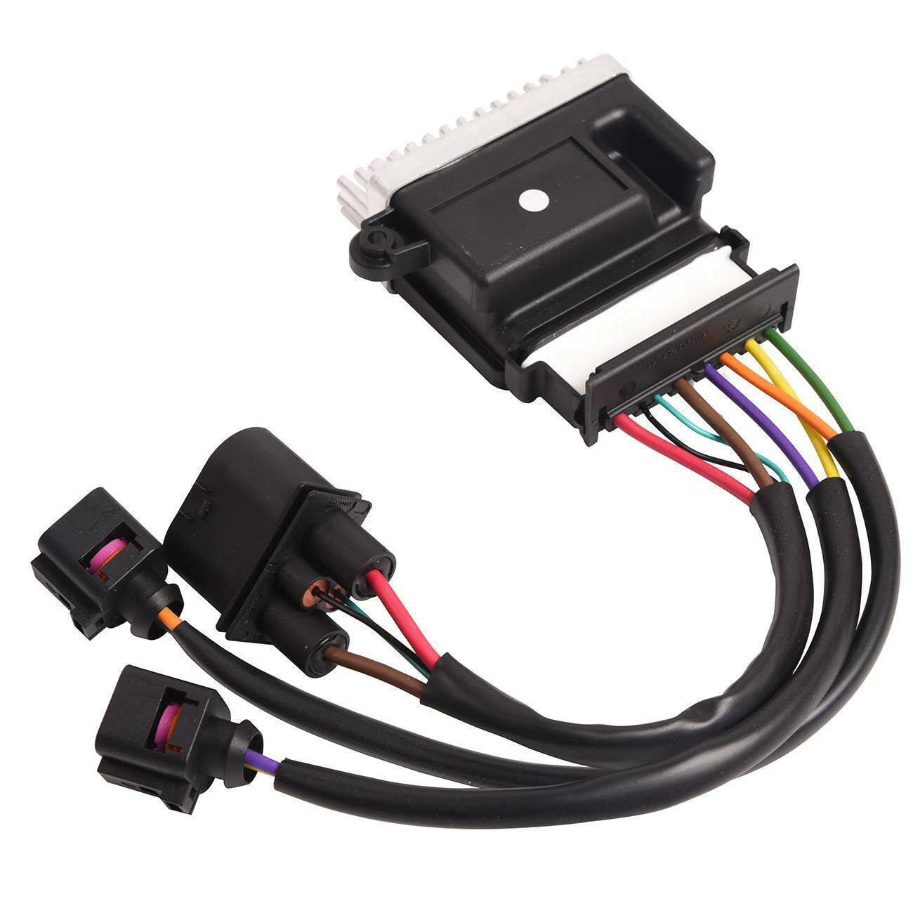 8K0959501G Cooling Fan Control Module, Engine Radiator Cooling Fan Control Module Relay Fit for Audi A4 A5 Quattro 2009-16 Q5 2010-16 Q3 2015-2016, Replaces # 8K0959501C, 8K0959501A