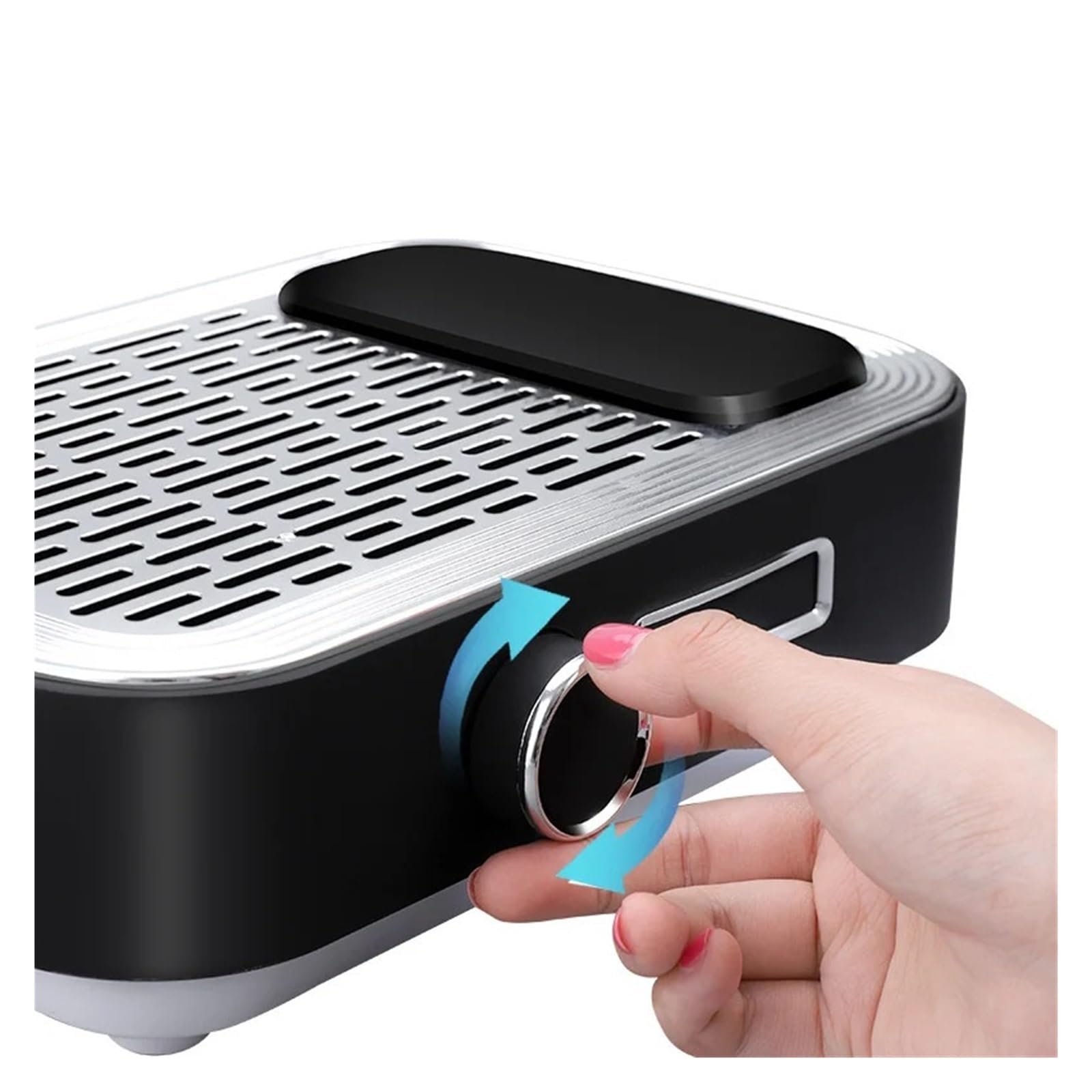 Aspirapolvere per Trapano per Unghie, Filtro Lavabile, aspirapolvere a Basso Rumore, estrattore, Strumenti per Salone di Manicure, Ventola di Scarico da Tavolo ad Alta Potenza da 80 W