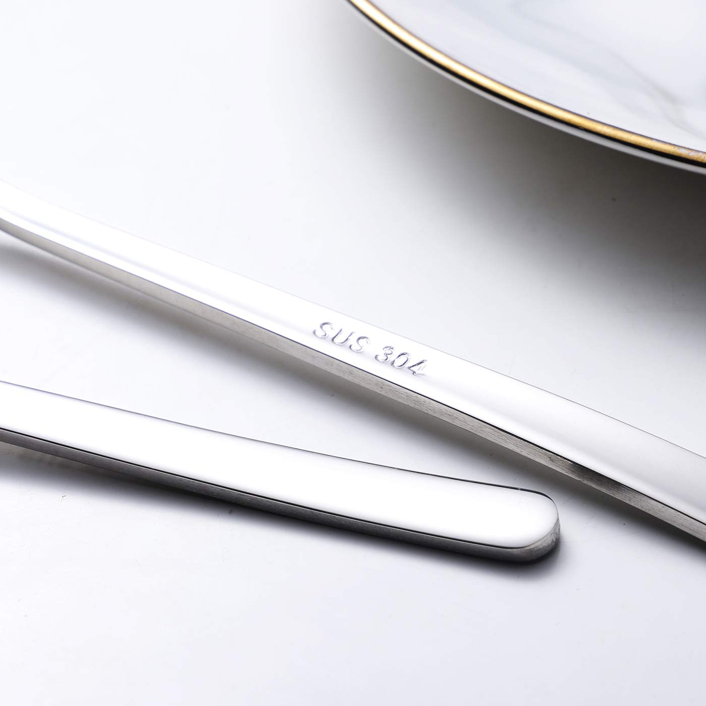 Sporks Widelce do sałatek, 6 sztuk, stal nierdzewna 18/10 od IRONX (6 szt.)