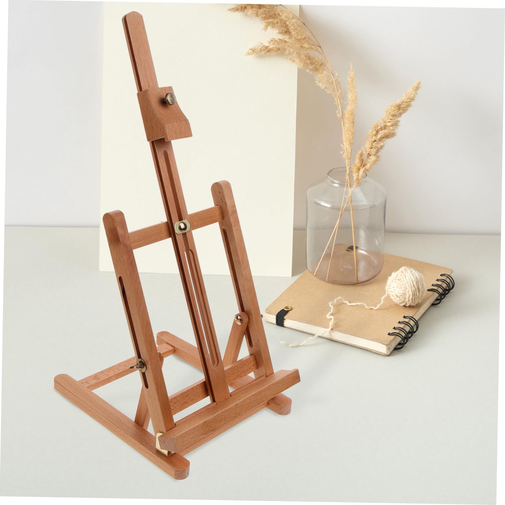 Chevalet D’exposition D’art en Bois pour Adultes Débutants, Bureau
