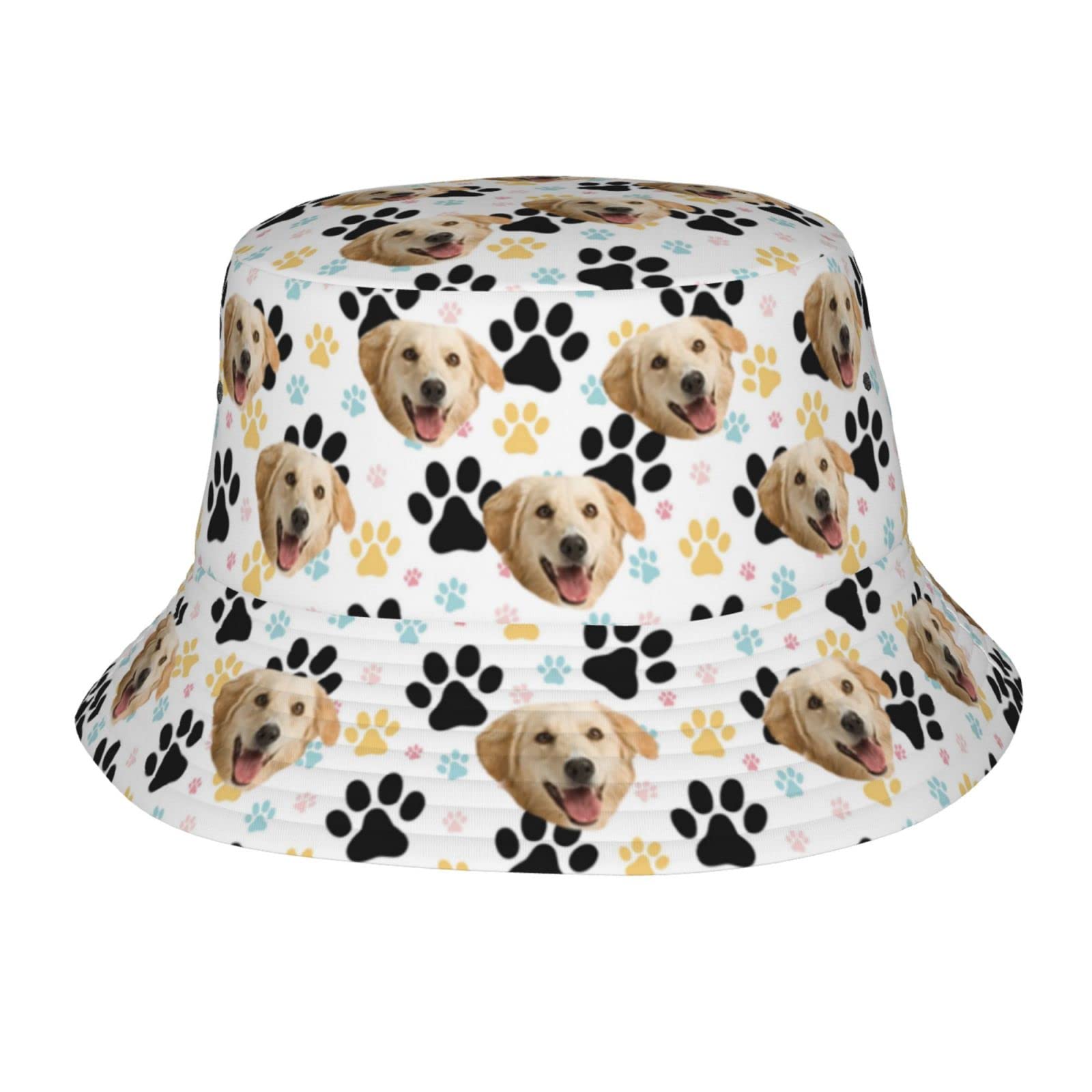 Custom Bucket Hat Add Text/Name/Picture Design Summer Travel Outdoor Personalized Fisherman Caps Unisex