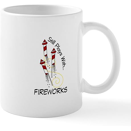 CafePress Fireworks Candles 11 oz (325 ml) Ceramic Coffee Mug
