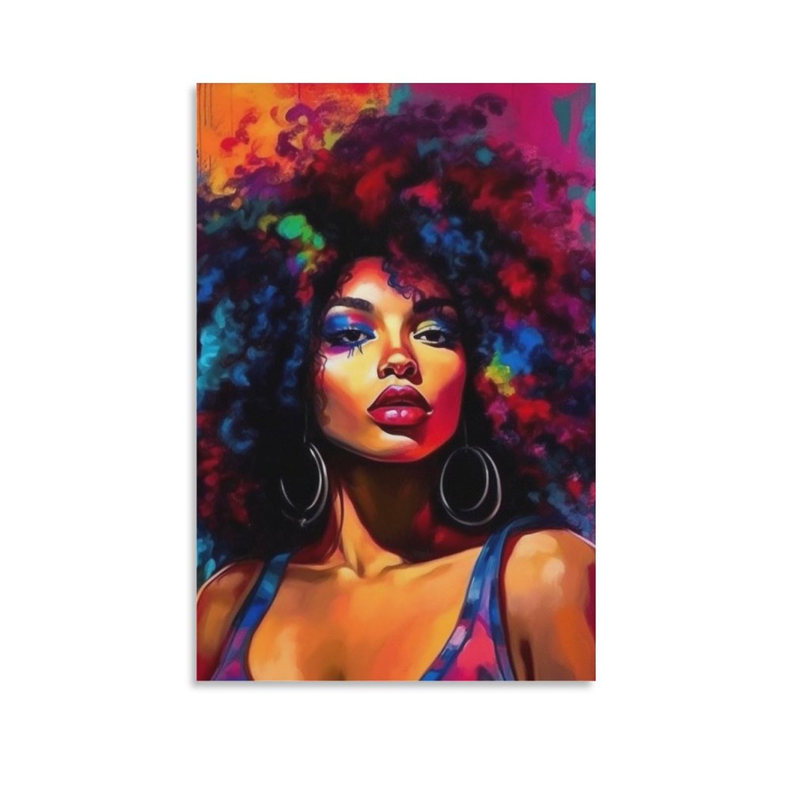FireDeer African American Woman Wall Art