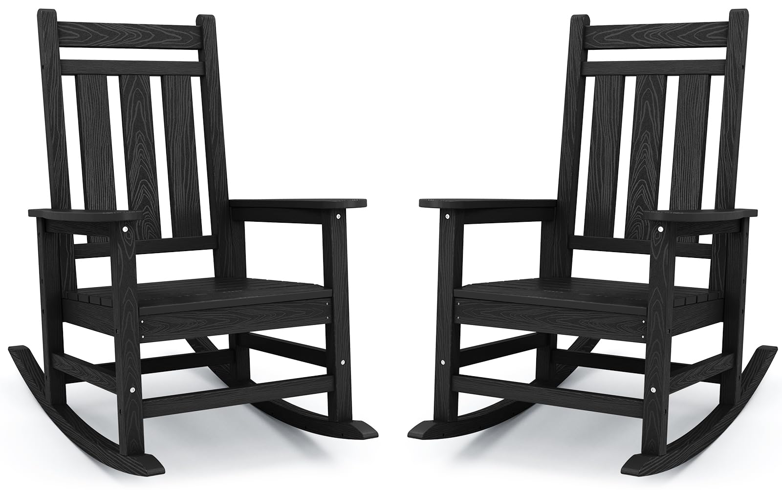 KINGYES Oversized HDPE Rocker Set of 2