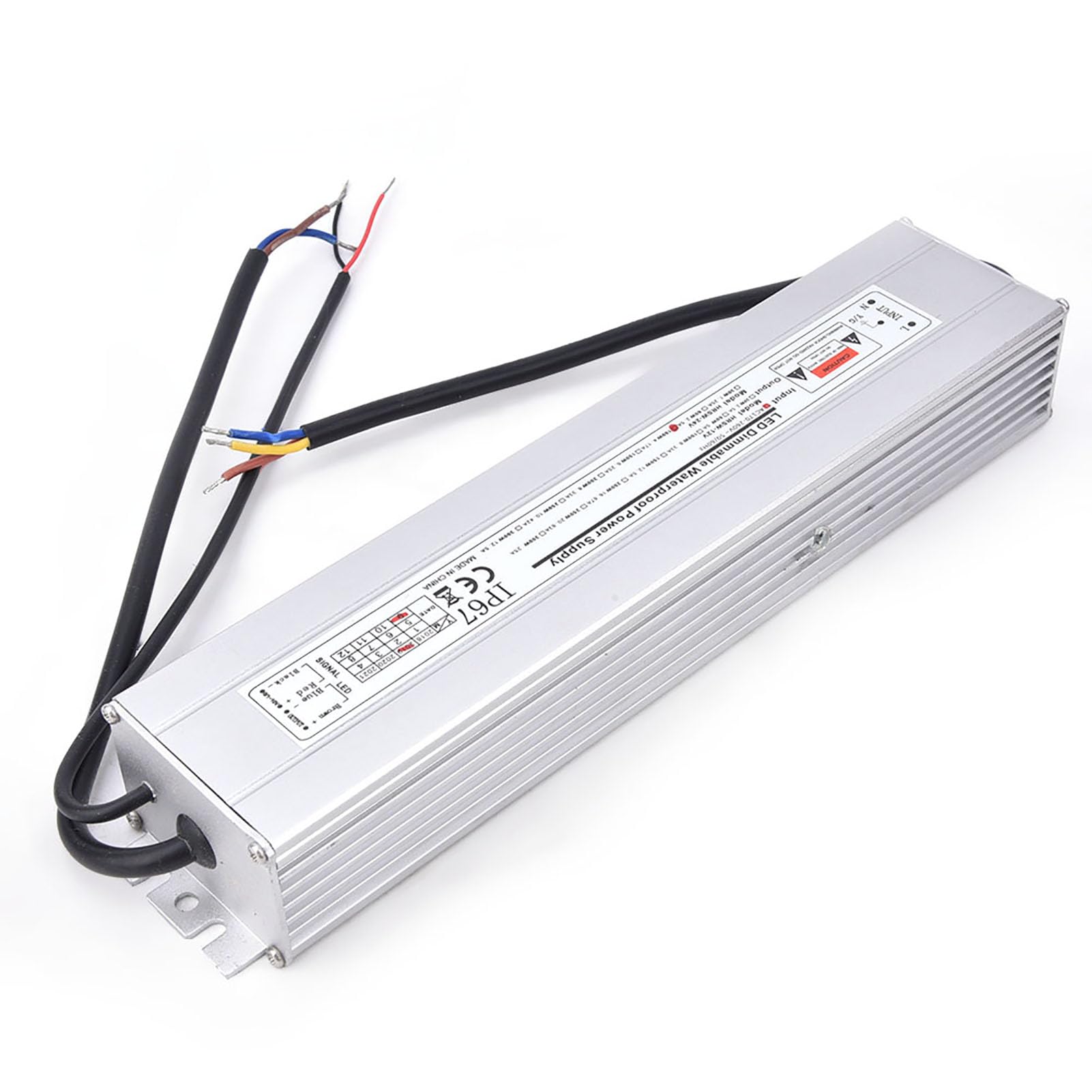 24 V 100W 4.17A Divemble Zasilacza LED, Obudowa ze Stopu Aluminium, Pełny Transformator Miedzi, Wydajny, do światła LED, Oświetlenie Biurowe, ściemnianie 0~10 V, ściemnianie