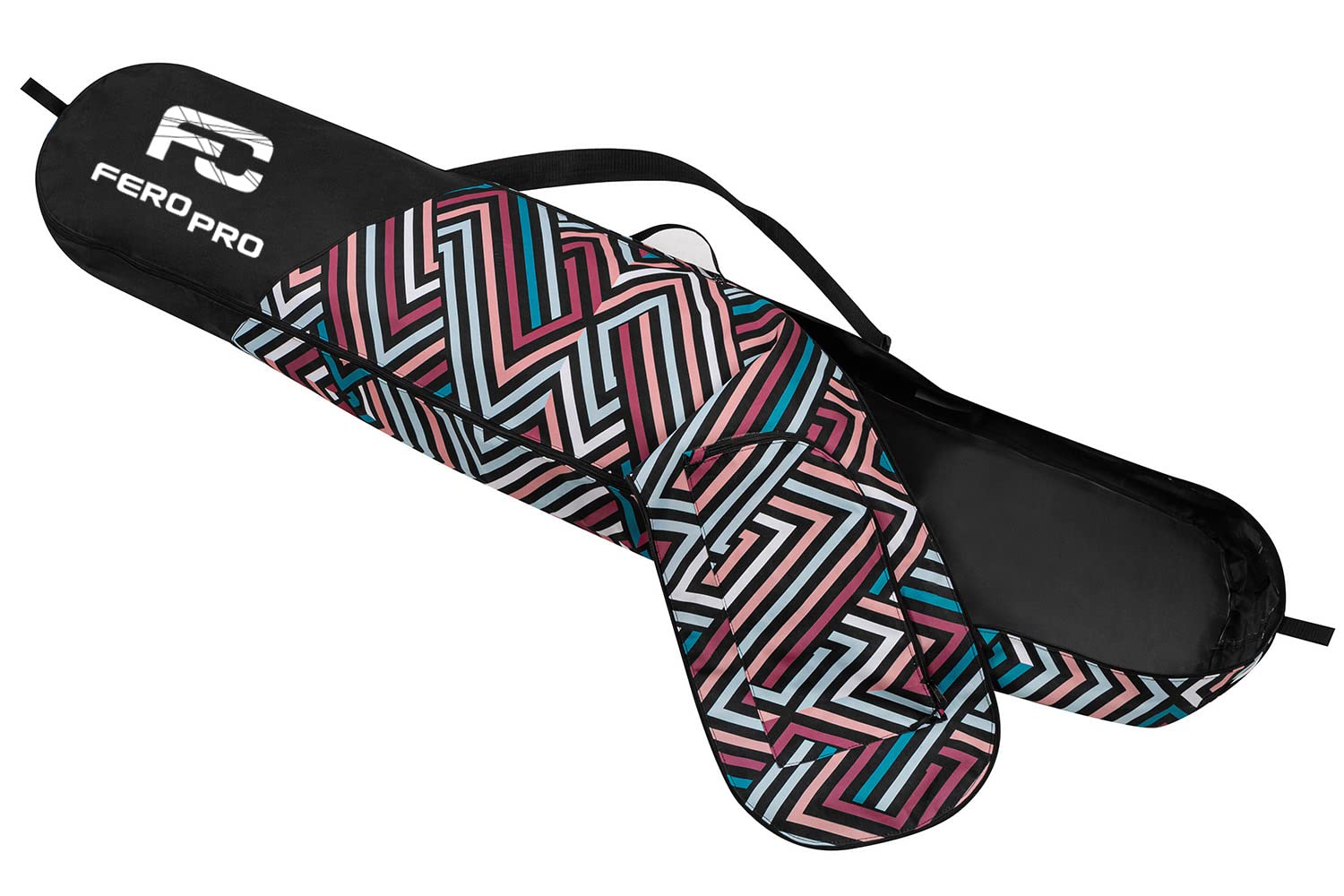 Ferocity Premium Funda para Tabla de Snowboard para Mujer Cargo Board Protection Bag Bagpack 170 cm Bolsa con Bolsillo Cremallera y Correa para el Hombro [051]