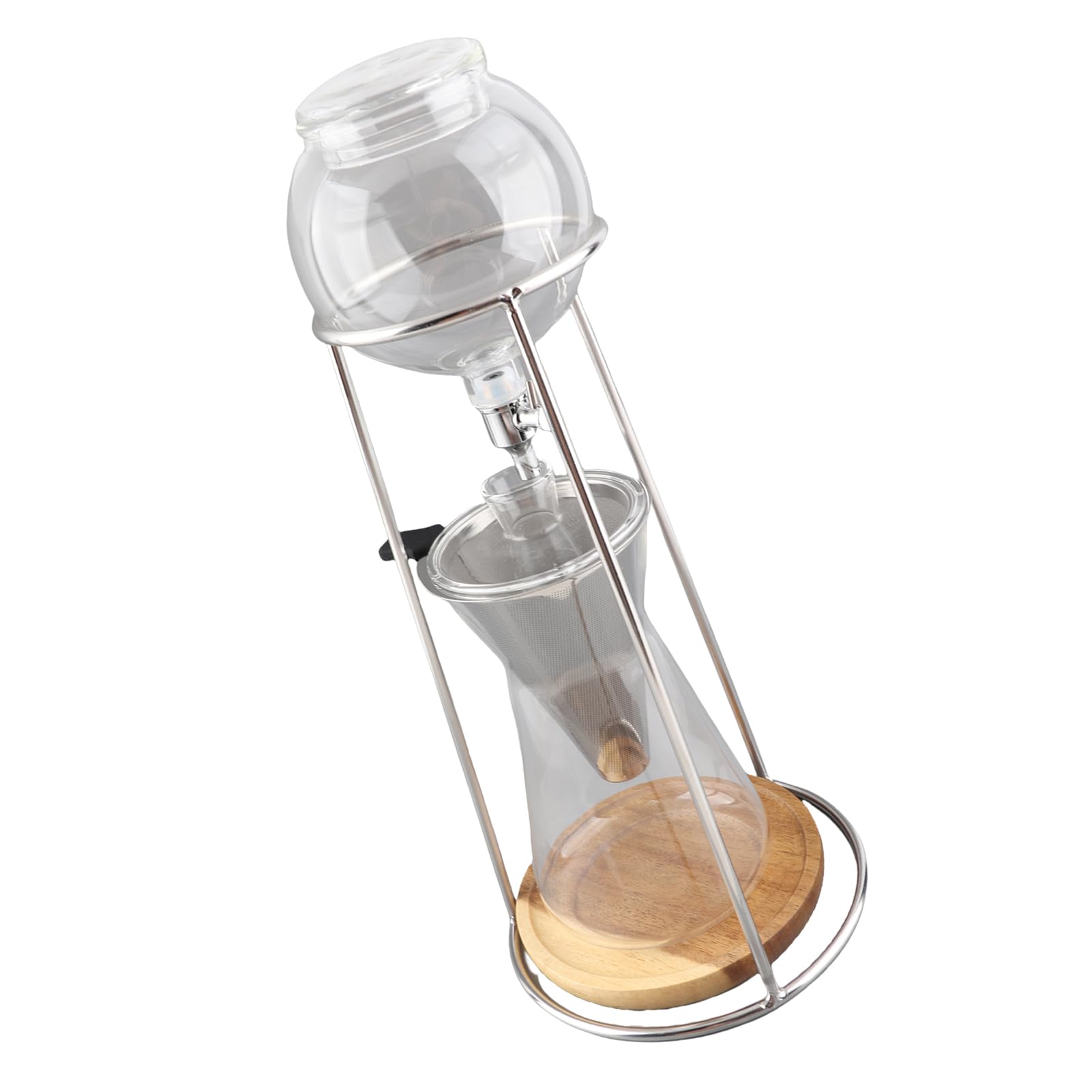 Macchina per caffè Dripper Hand Brew, Caffettiera in Vetro Borosilicato Resistente Al Calore, Macchina per caffè Portatile a Freddo, Ideale per Uso Domestico, Bar e Hotel