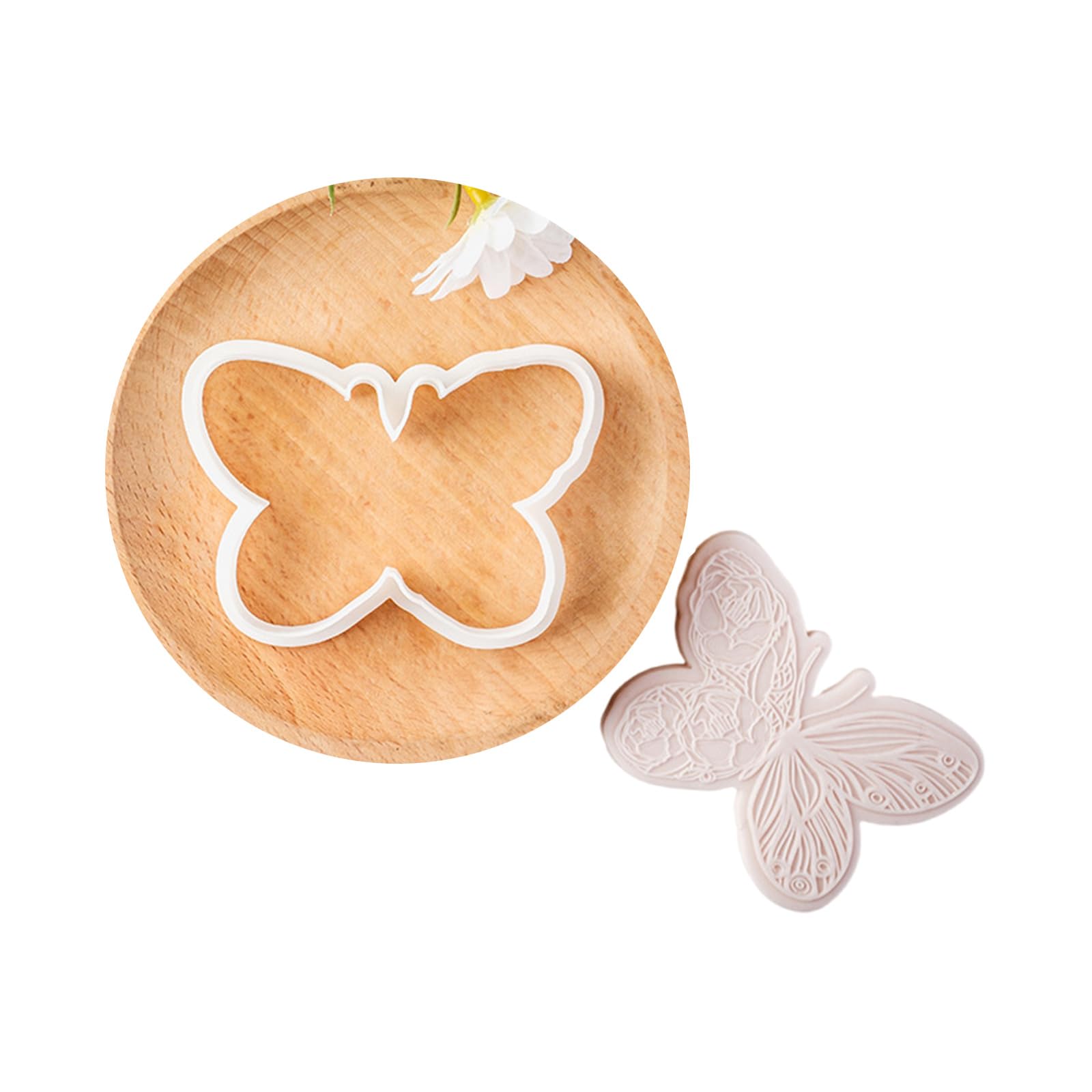 Tsophreniq Portable Butterfly Silicone Fondant Molds Silicone Butterfly Biscuits Molds for Artisanal Chocolates and Cake Adornment Biscuits Stamp