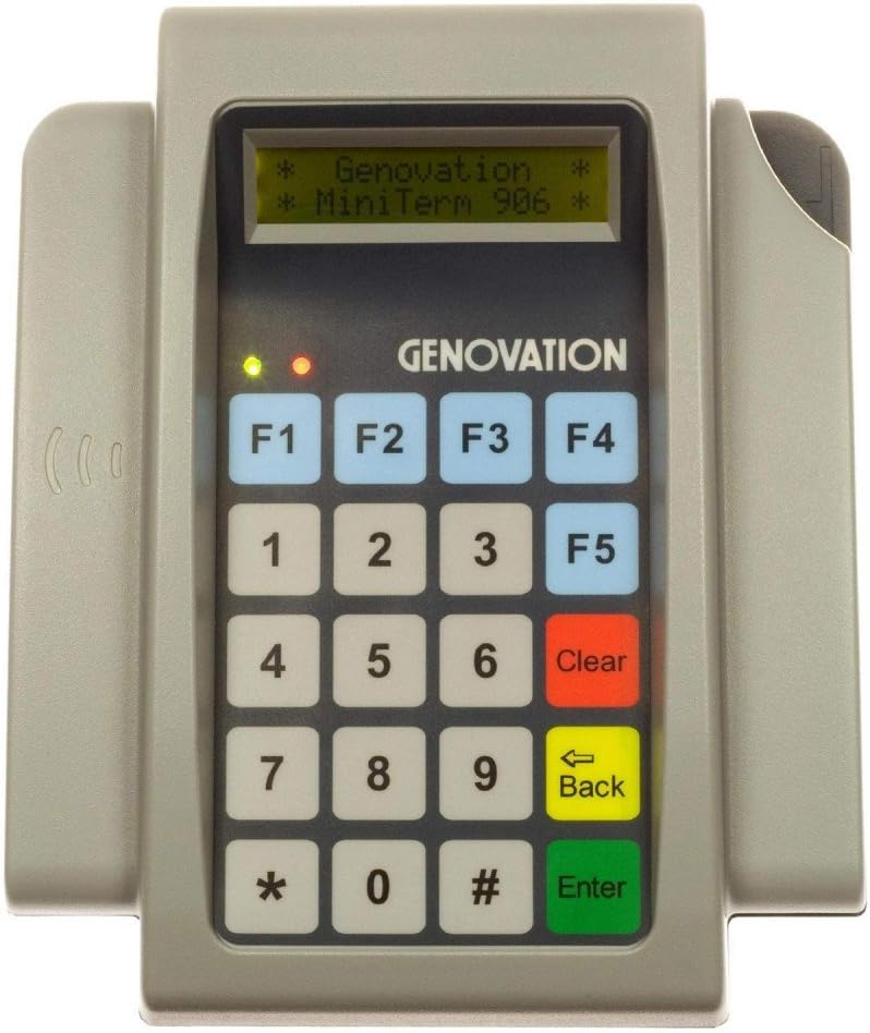 DSI Genovation Miniterm 906 20-Key Membrane Number Keypad (906-Wedge) Virtual USB Serial