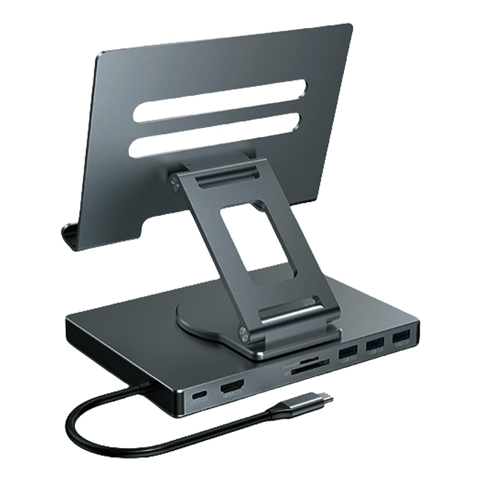 8/9 in 1 Type C Docking Station Aluminum USB Docking Station