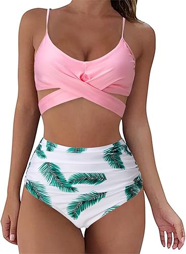 Underwire Swim Swimwear High Women Swimsuit Leopard Push Bathing Sexy Print Waist Up Set Juniors Bathing Suits