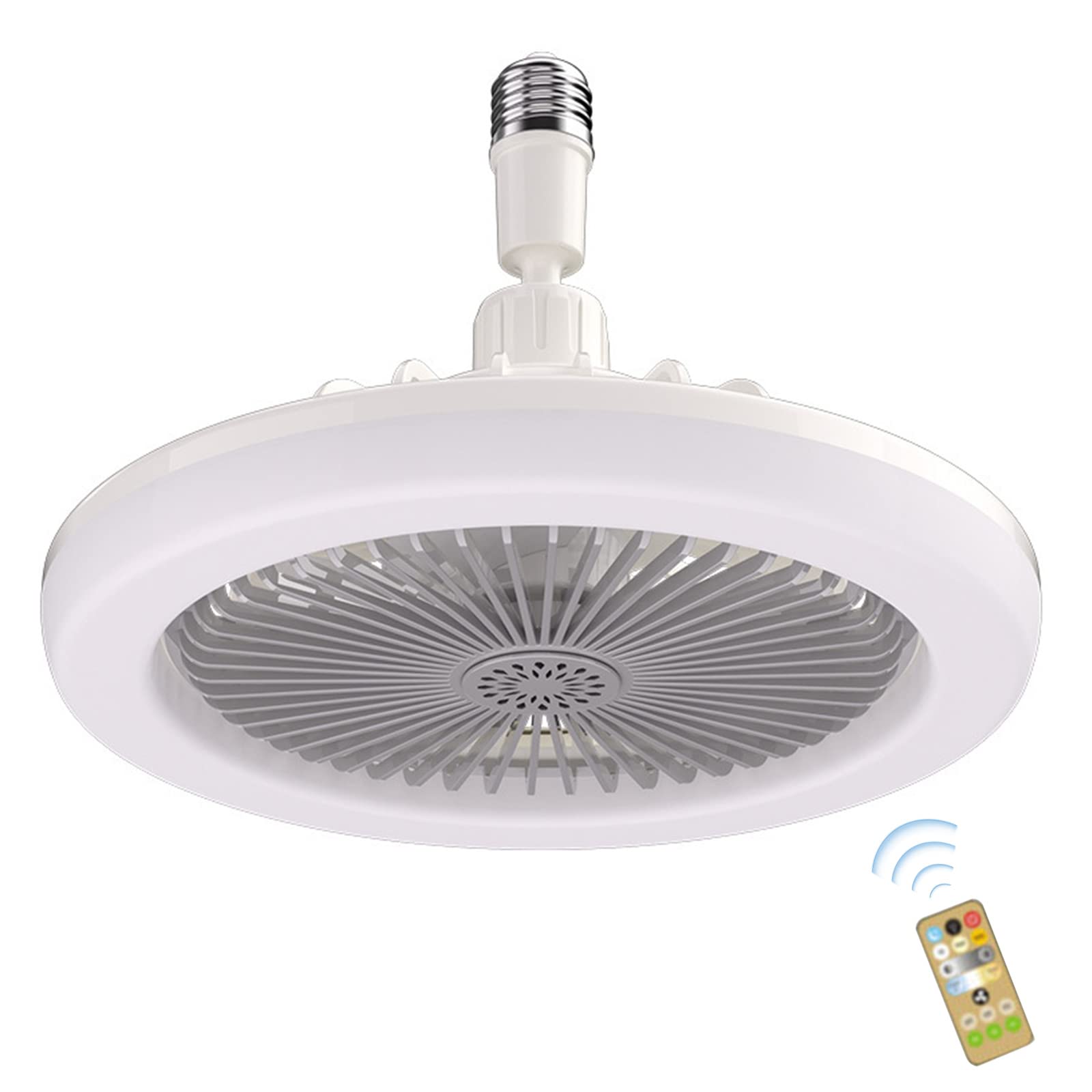 Cymwer Ceiling Fans with Lamps, Aromatherapy Fan Light, Aroma Fan Ceiling Light with Remote Control Holder, 3 Speeds Wind Mute Dimmable Timing for Bedroom Dormitory