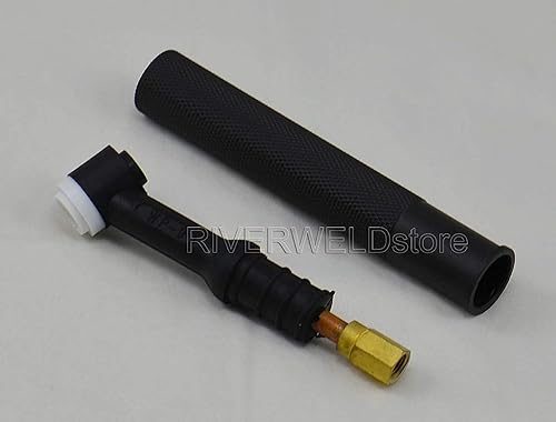 Miniatura 7 de RIVERWELD Cuerpo flexible 125A de la cabeza de la antorcha de soldadura TIG de WP 9F refrigerado por aire