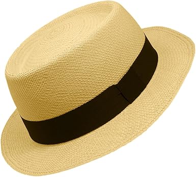 Gambler Hat Wide Brim Panama Hat Men 