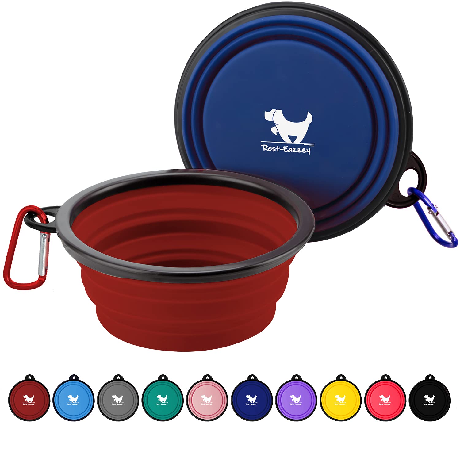 See full amazon price history chart for Rest-Eazzzy Collapsible Dog Bowls for Travel, 2-Pack Dog Portable Water Bowl for Dogs Cats Pet Foldable Feeding Watering Dish for Traveling Camping Walking with 2 Carabiners, BPA Free Rest-Eazzzy Collapsible Dog Bowls for Travel, 2-Pack Dog Portable Water Bowl for Dogs Cats Pet Foldable Feeding Watering Dish for Traveling Camping Walking with 2 Carabiners, BPA Free (B08YYW6S77) Amazon Price History, Amazon Price Tracker