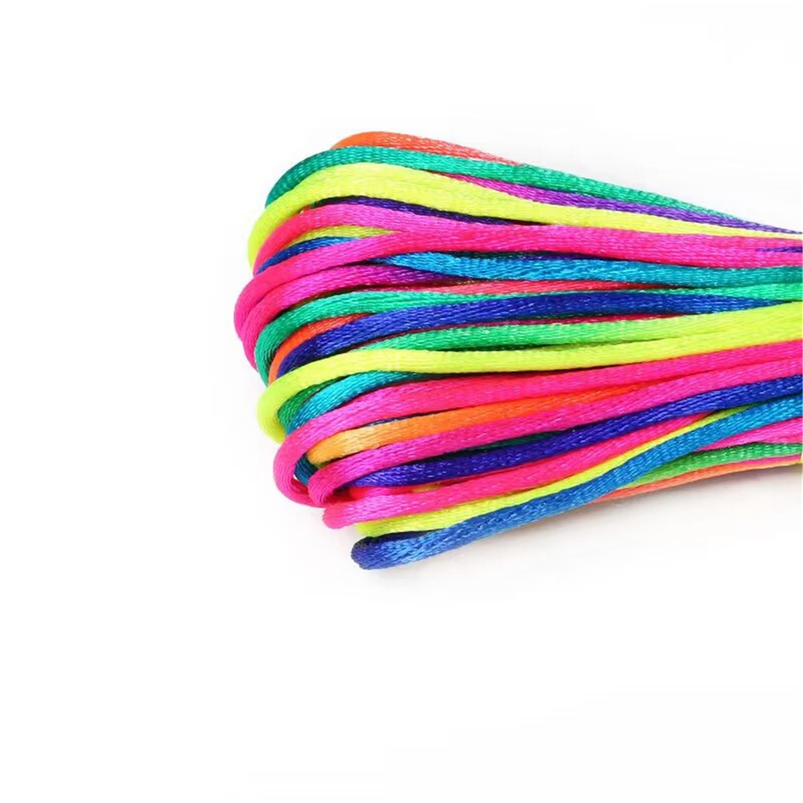 Nylon Cord Thread 10pcs 20M/Roll 1.5-2.5mm Chinese Knotted Thread Rope Nylon Cord For Jewelry Bracelet for Making Bracelet, Necklace, Chinese Knot(Multicolour,2.5mm About 20M)