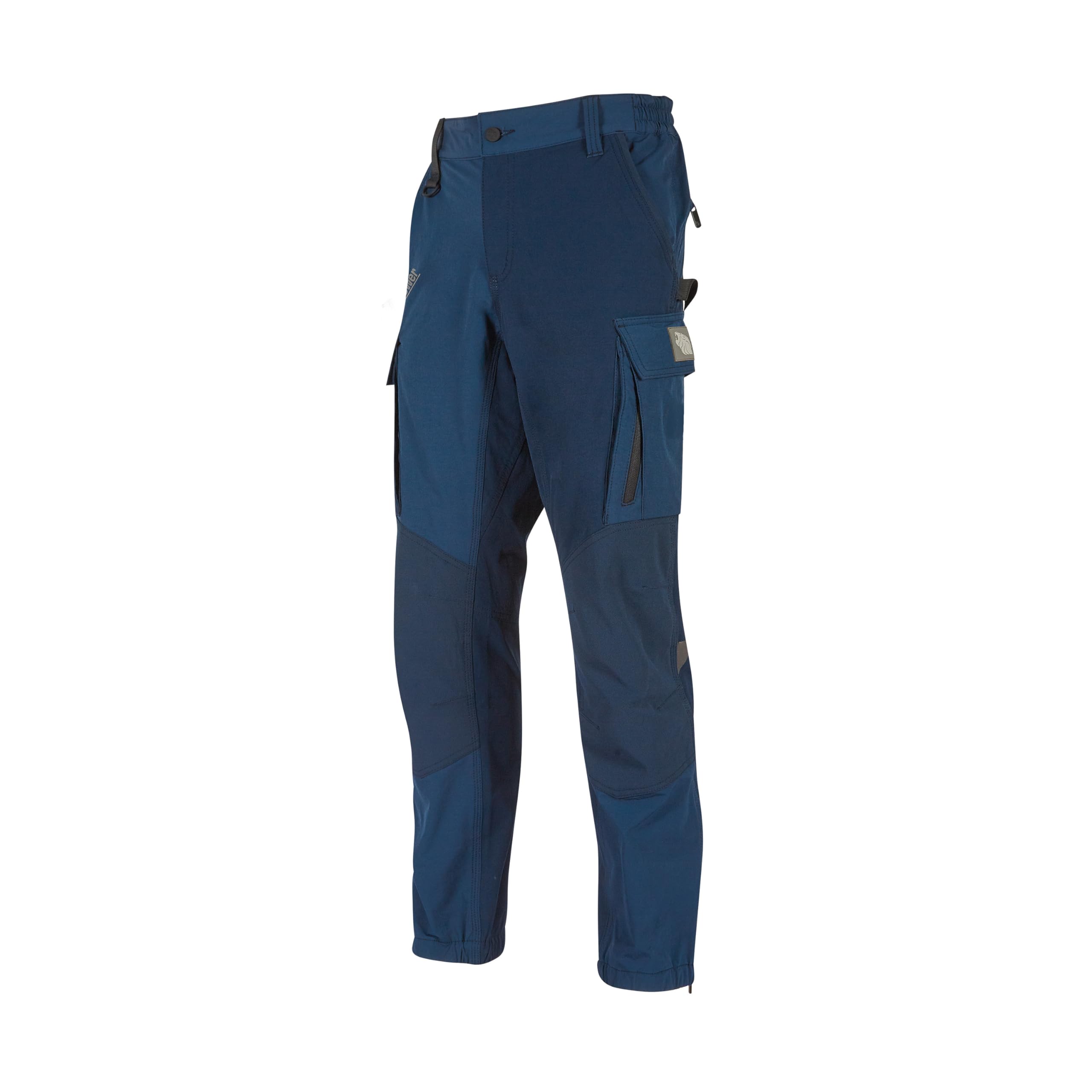 U-Power | Pantalone Cargo Trek, Pantaloni da Lavoro in Tessuto U-4 Stretch con Zip e Bottone, 90% Nylon 10% Elastane