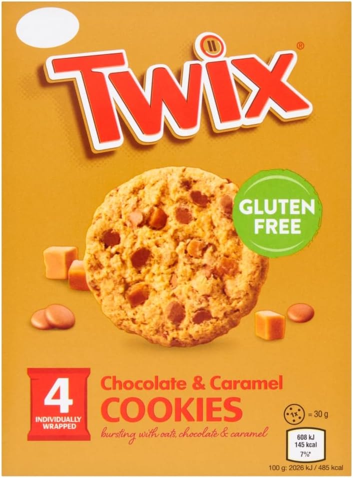 Gluten Free Twix Cookies 4 X 30g